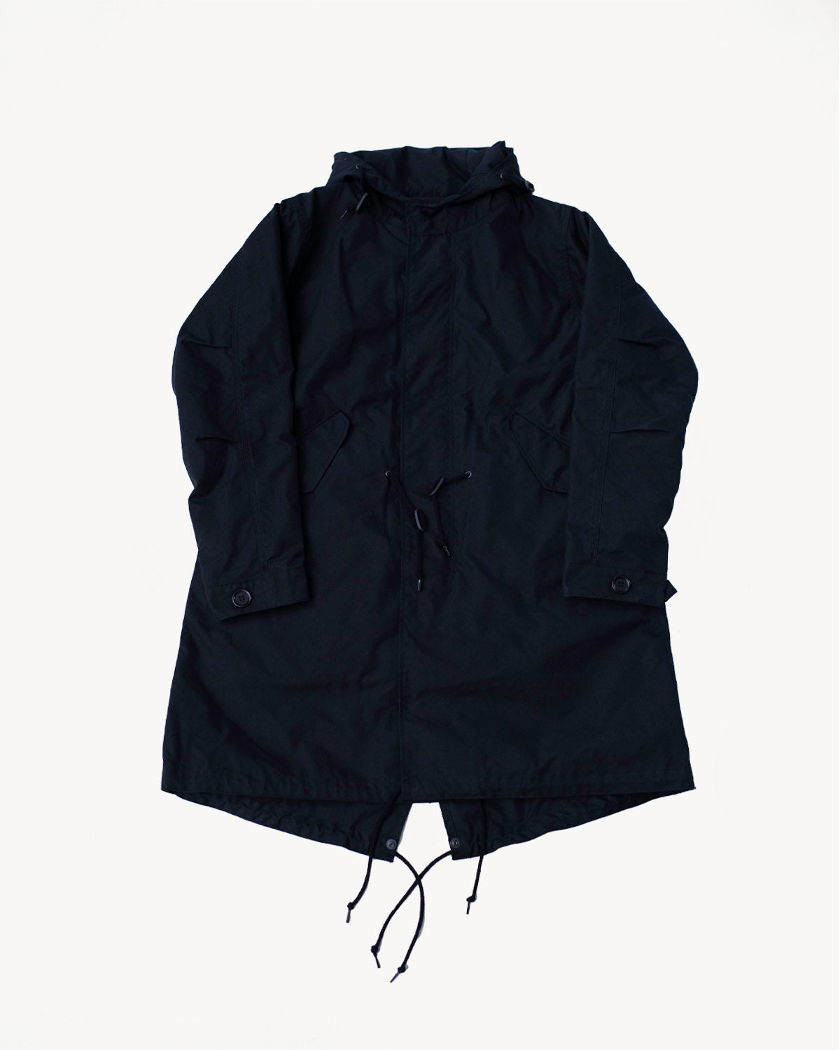 IHM-38-BLK - 5oz Quilted Lining M-51 Type Field Coat - Black