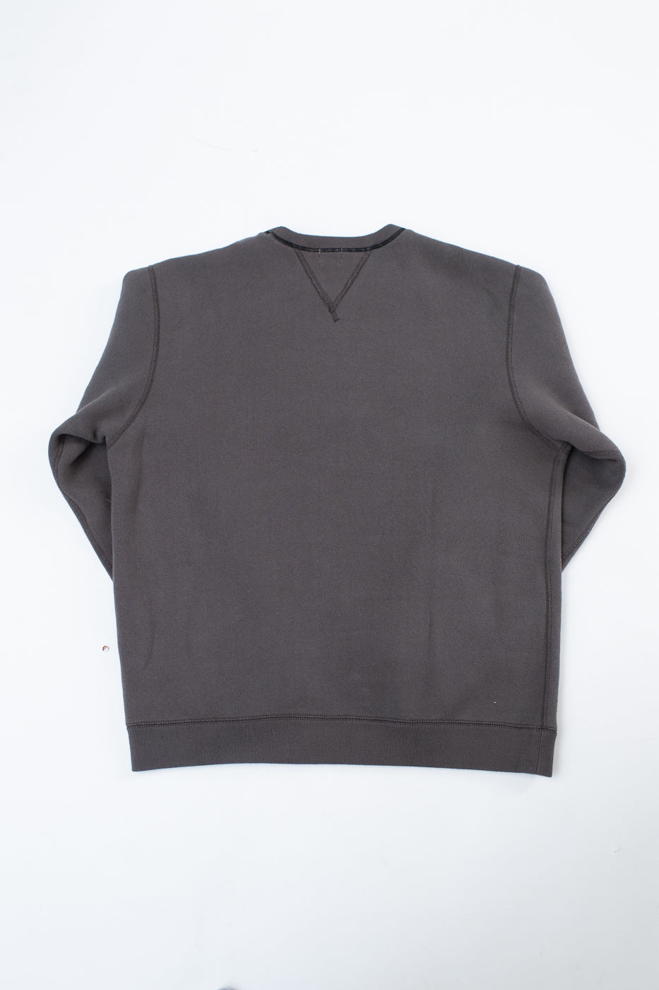 LCS1003 - Sinker Super Fluffy Knit Double-V Sweatshirt - Classic Black