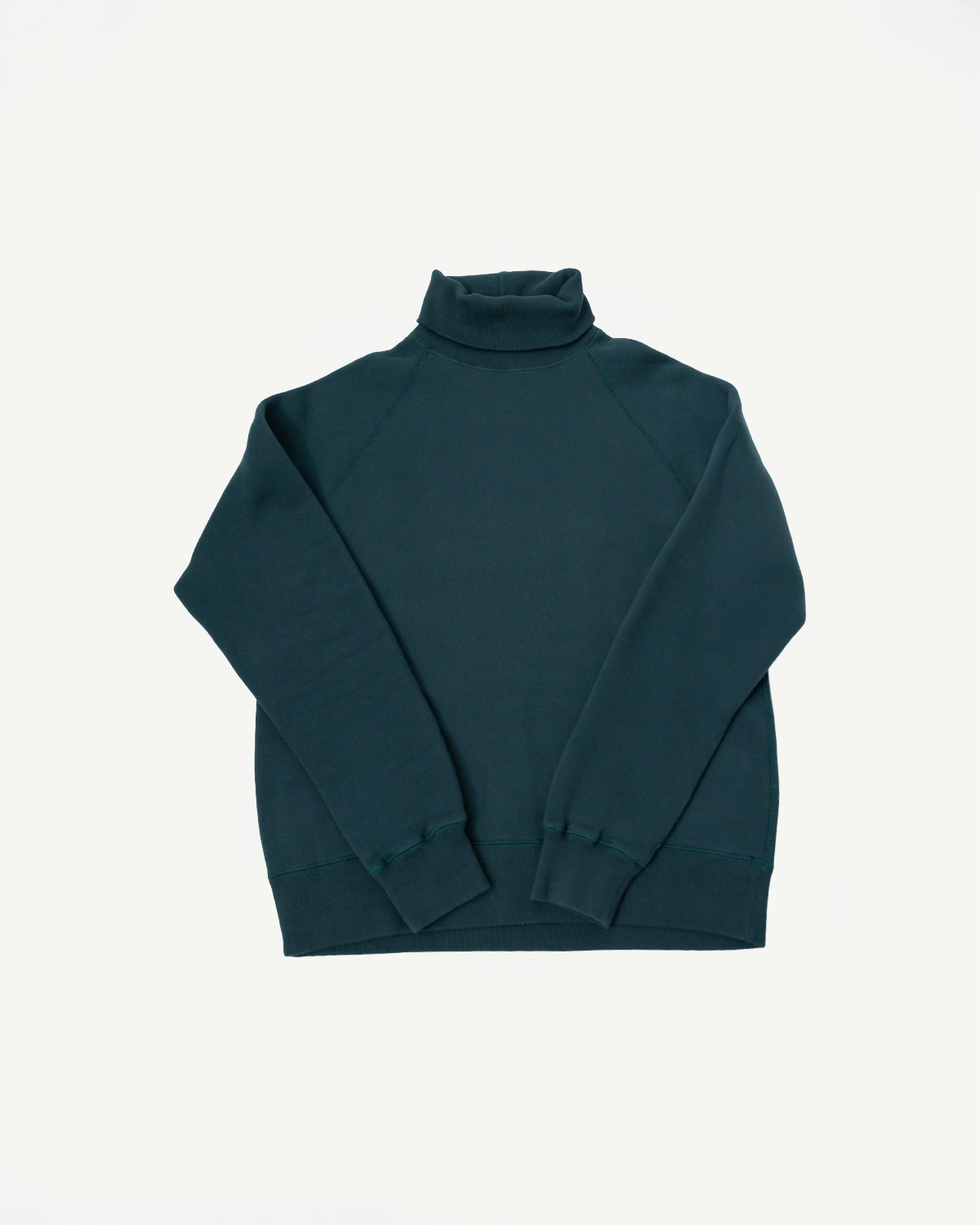 Forest Green Raglan LCS1006 - Super Fluffy Knit Raglan Turtleneck - Vintage Forest Green | Dant