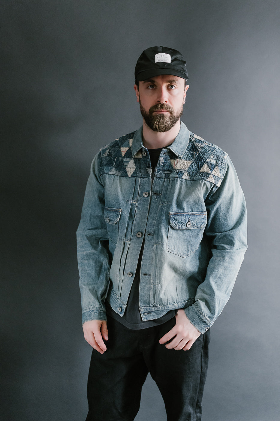 MSP-4000 - Tsugihagi Selvedge Denim Jacket - Used Indigo