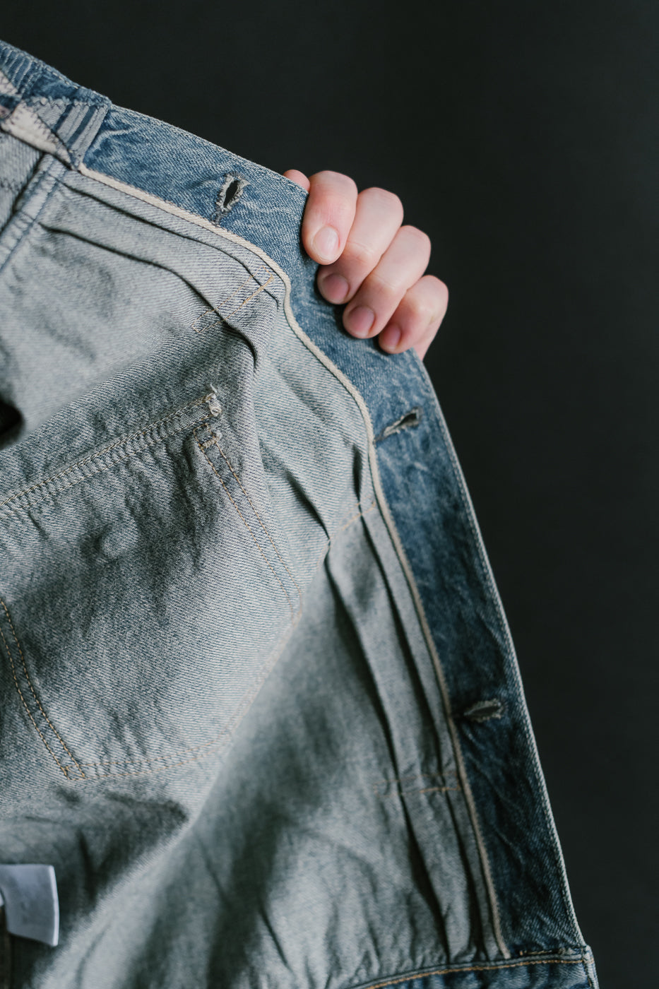 MSP-4000 - Tsugihagi Selvedge Denim Jacket - Used Indigo