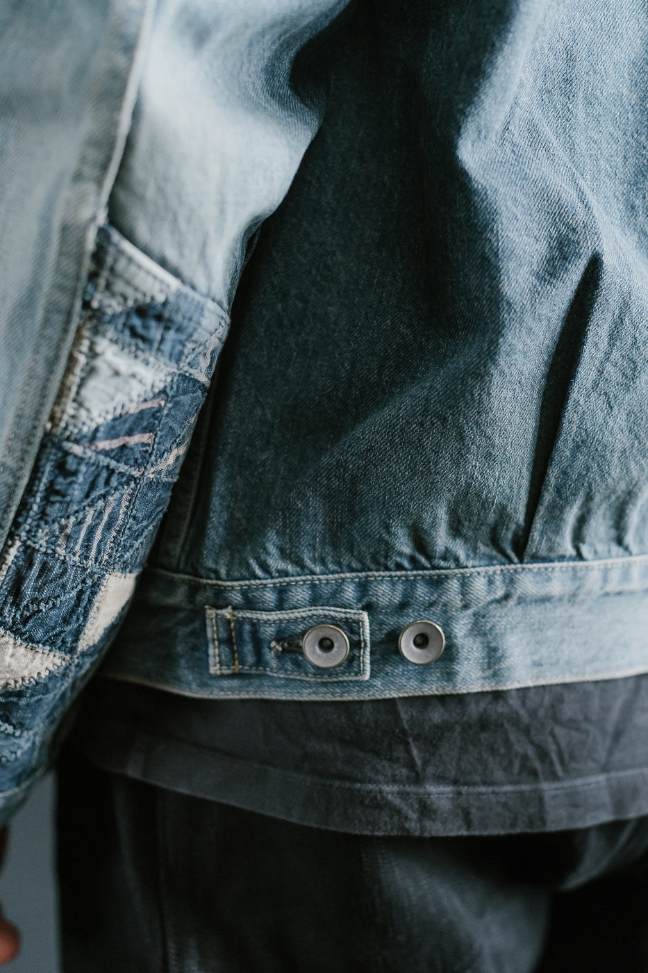 MSP-4000 - Tsugihagi Selvedge Denim Jacket - Used Indigo
