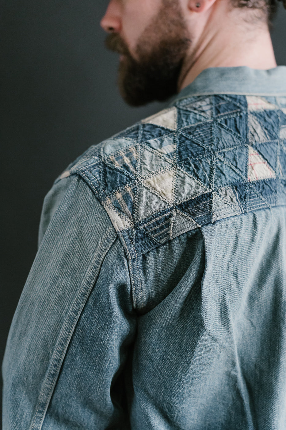 MSP-4000 - Tsugihagi Selvedge Denim Jacket - Used Indigo