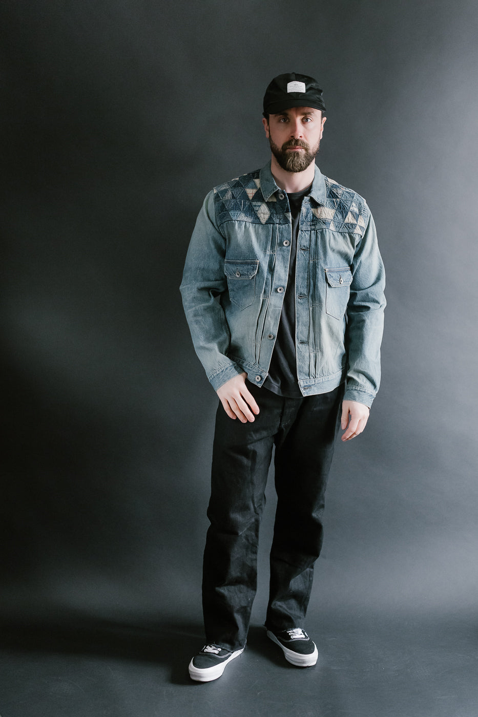 MSP-4000 - Tsugihagi Selvedge Denim Jacket - Used Indigo