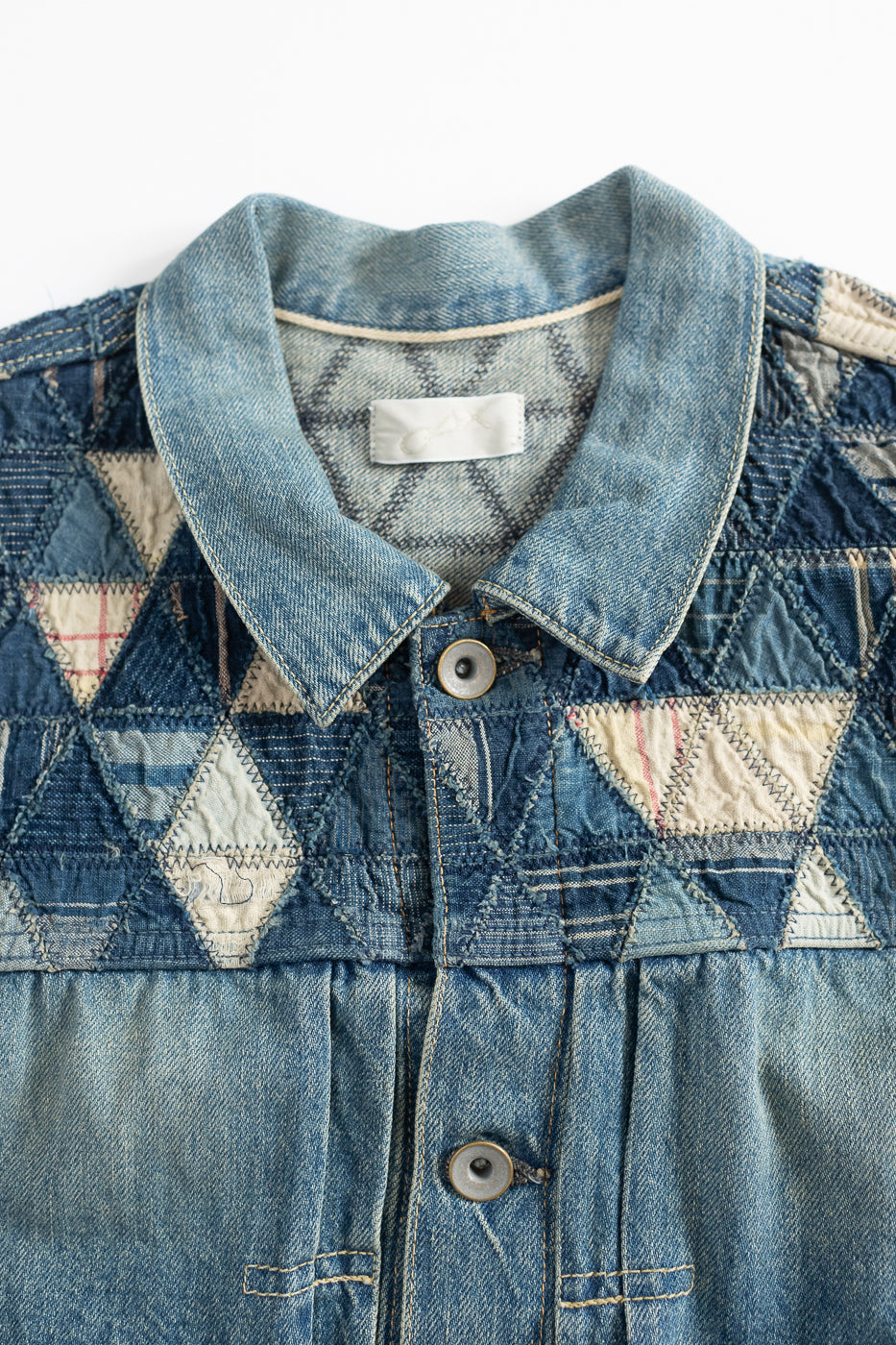 MSP-4000 - Tsugihagi Selvedge Denim Jacket - Used Indigo