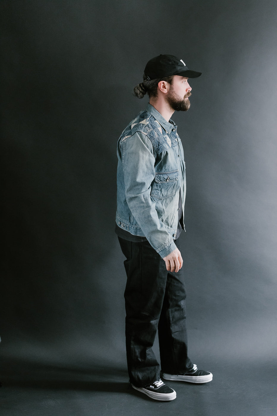 MSP-4000 - Tsugihagi Selvedge Denim Jacket - Used Indigo