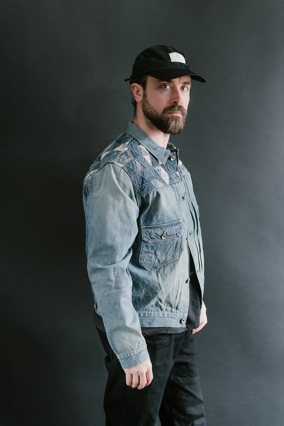 MSP-4000 - Tsugihagi Selvedge Denim Jacket - Used Indigo