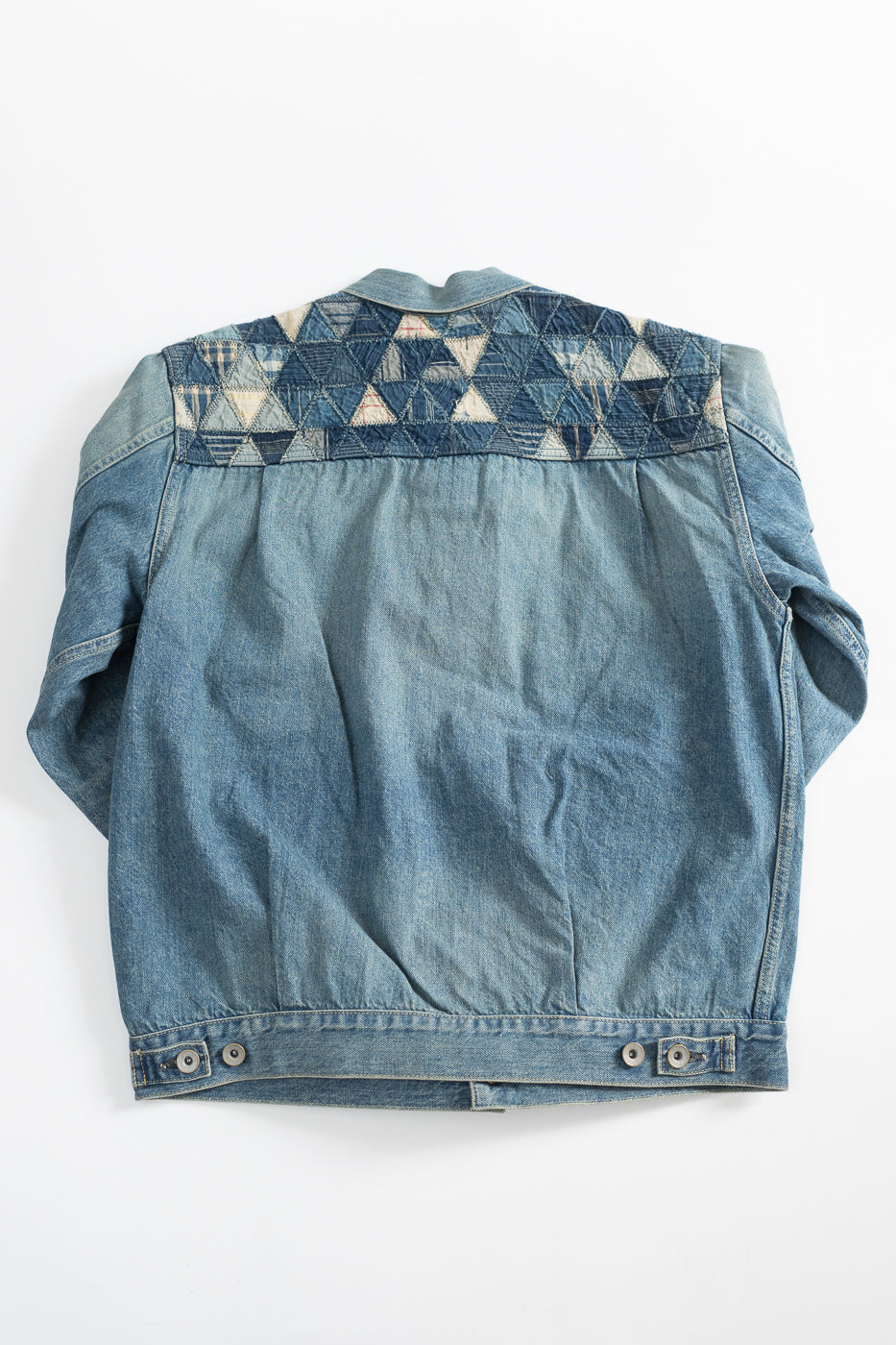 MSP-4000 - Tsugihagi Selvedge Denim Jacket - Used Indigo
