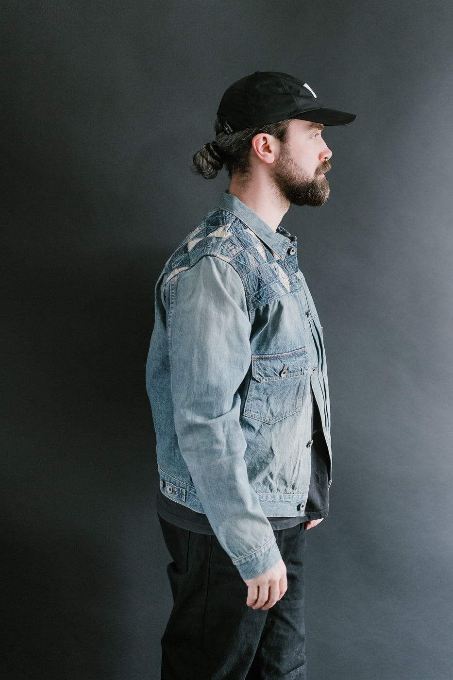 MSP-4000 - Tsugihagi Selvedge Denim Jacket - Used Indigo