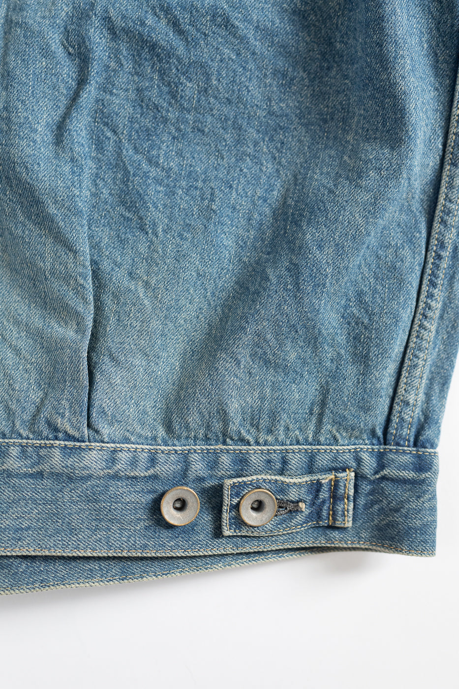 MSP-4000 - Tsugihagi Selvedge Denim Jacket - Used Indigo
