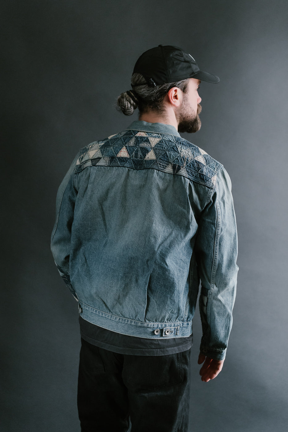 MSP-4000 - Tsugihagi Selvedge Denim Jacket - Used Indigo