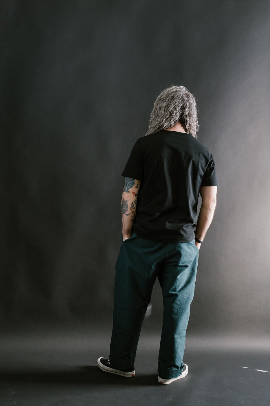 215.99 - 7.2oz Loopwheeled T-Shirt Classic Fit - Deep Black
