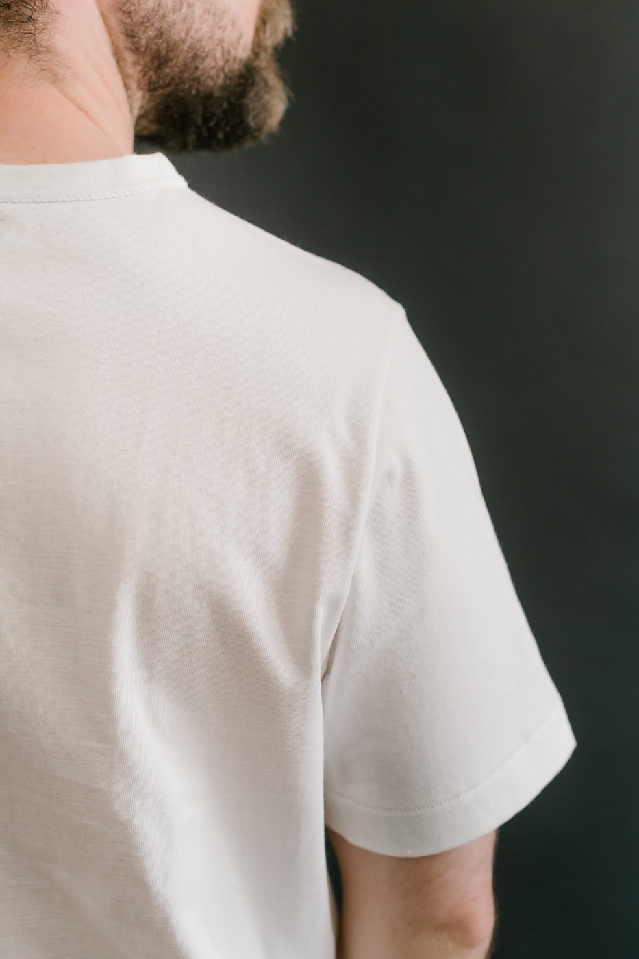 214.01 - 7.2oz Loopwheeled Relax Fit Midweight T-Shirt - White