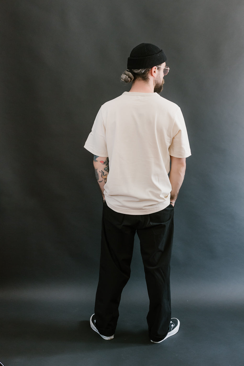 214PK.02 - 7.2oz Loopwheeled Relax Fit Pikée T-Shirt - Nature