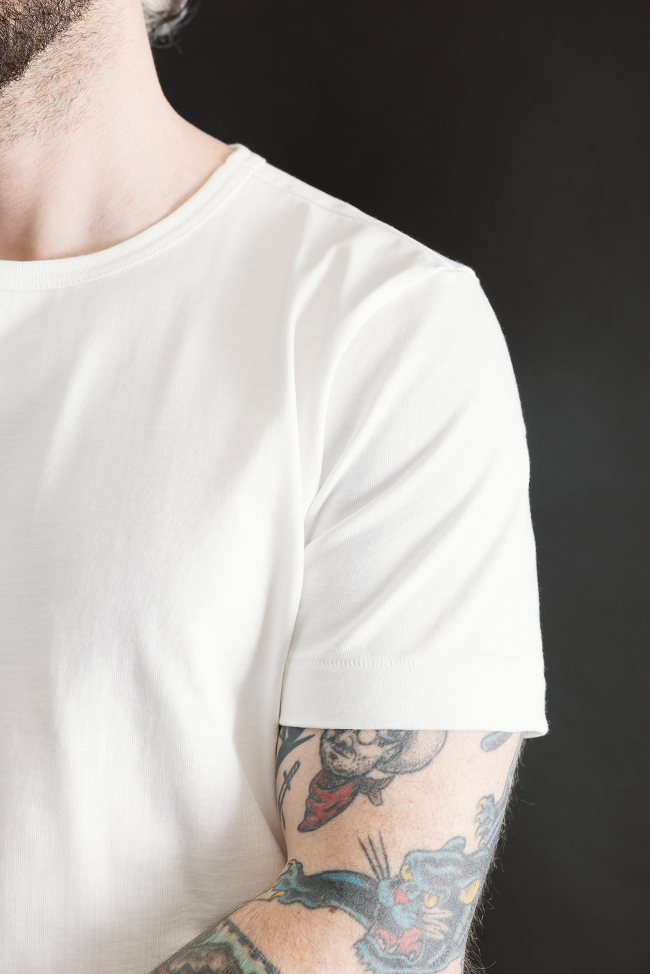 Close-up of male model 5'9