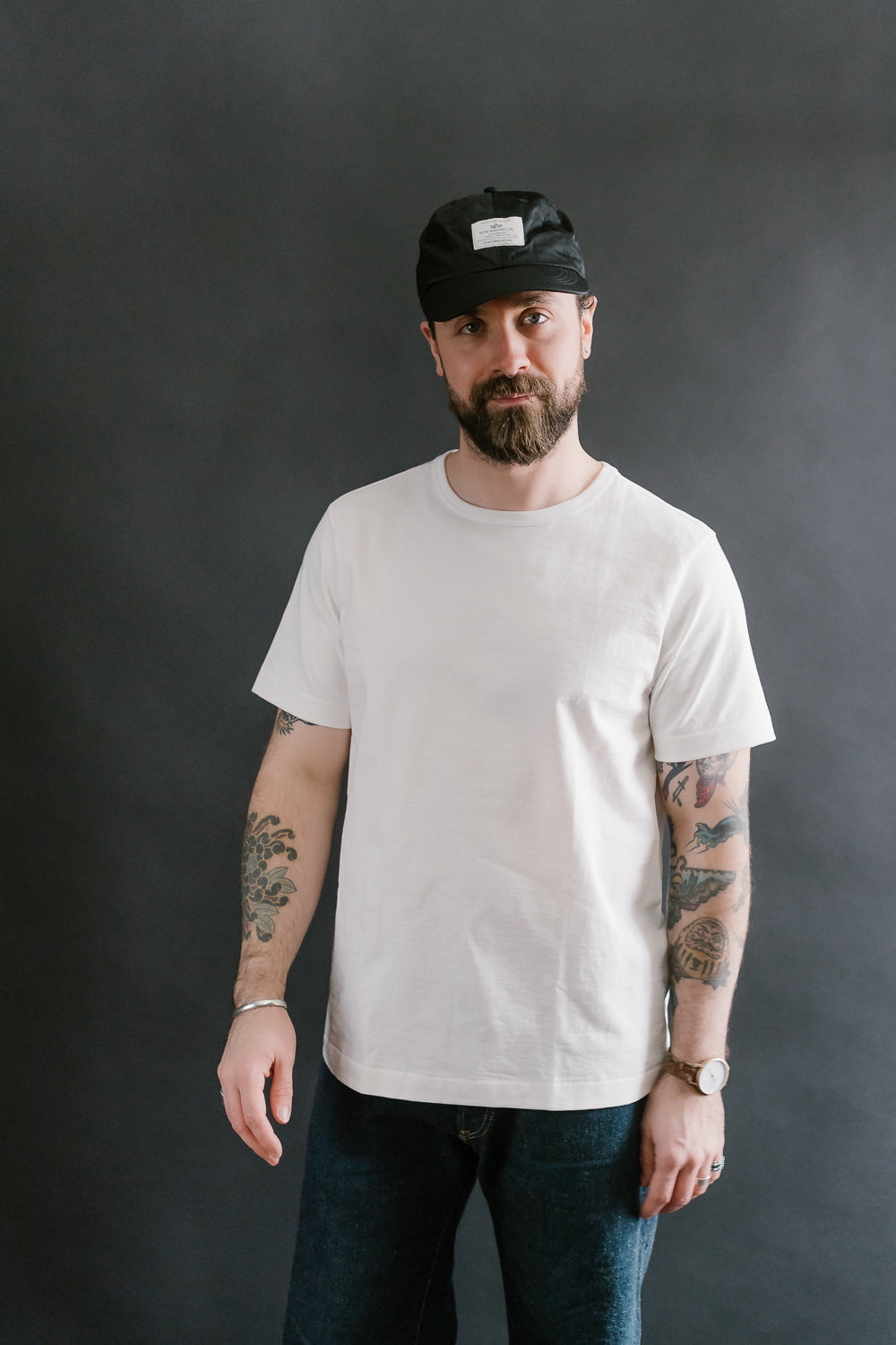 215.01 - 7.2oz Loopwheeled T-Shirt Classic Fit - White