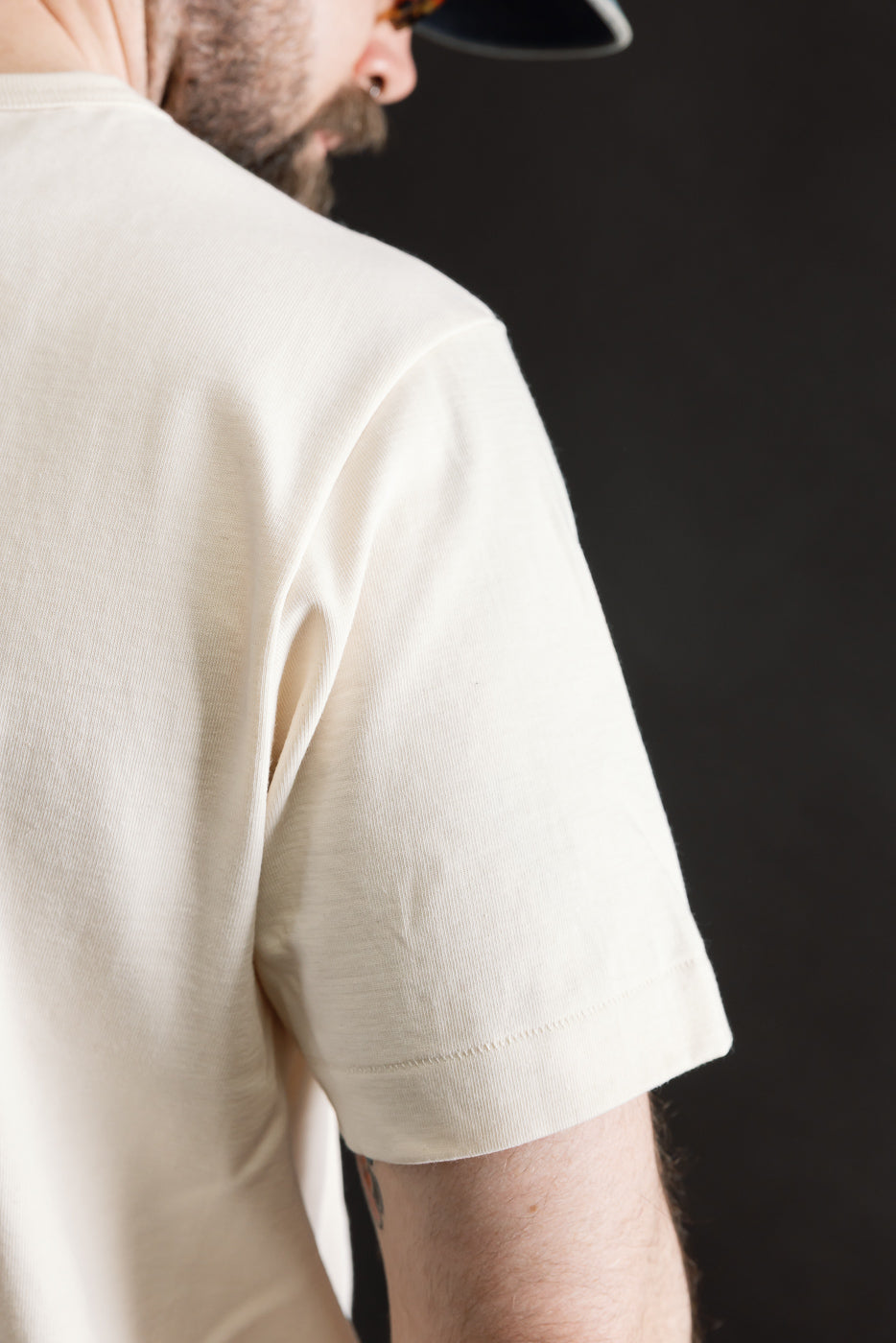 Close-up of male model 5'9
