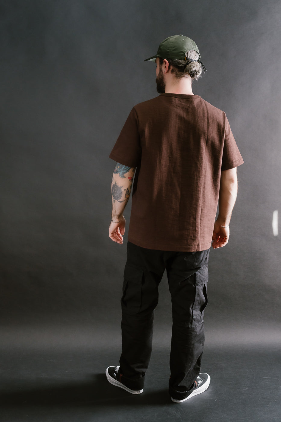 2S14.19 - 10.7oz Loopwheeled Heavy T-Shirt Relaxed Fit - Coffee
