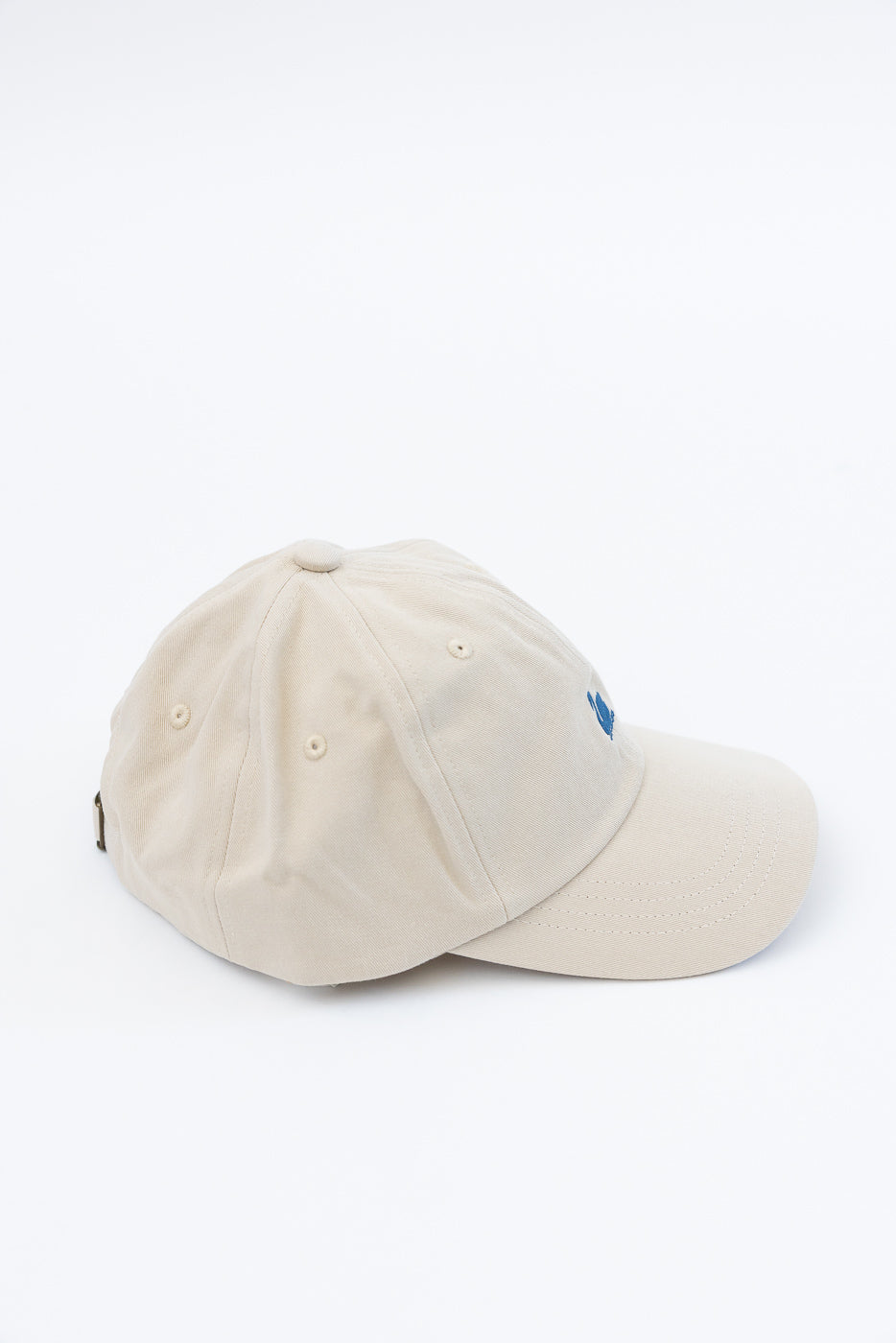 CAP01.16158 - Swan Logo Cotton Twill Cap - Light Khaki, Deep Blue