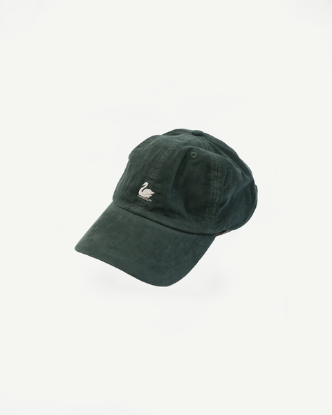 CAP01LC.401 - Swan Logo Cotton Corduroy Cap - Forest | Dant