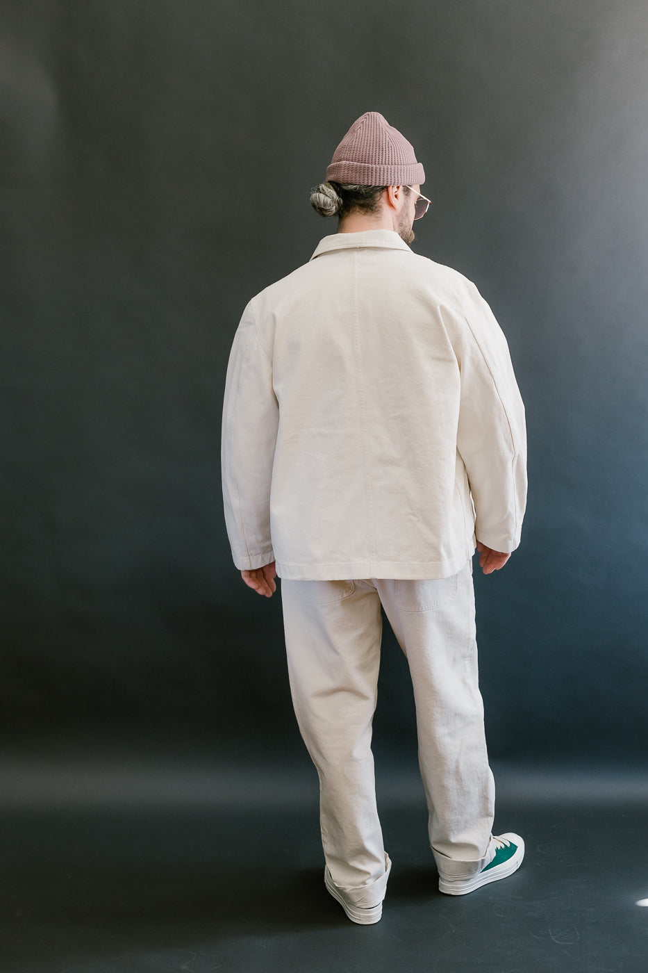 JKT05.02 - 11.2oz Organic Cotton Broken Twill Jacket - Nature