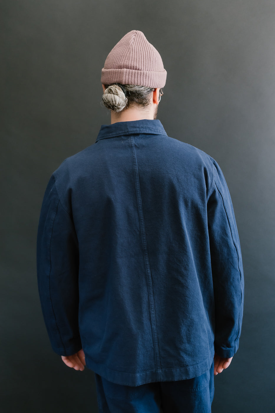 JKT05.66 - 11.2oz Organic Cotton Broken Twill Jacket - Ink Blue