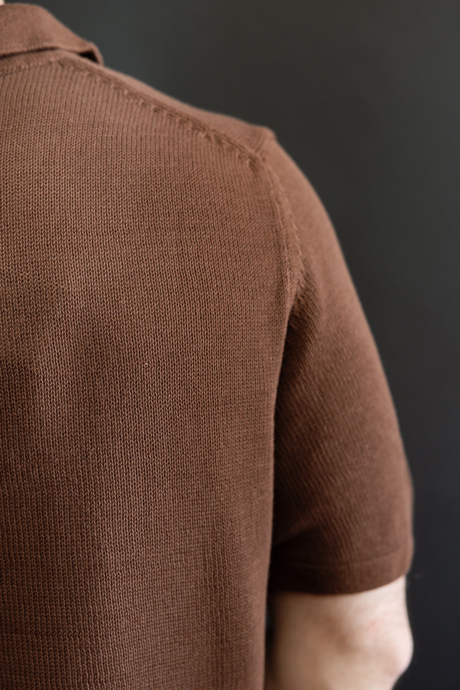 KNITPOLO02.192.7 - Cotton Short Sleeve Polo Shirt, All Plant Based
