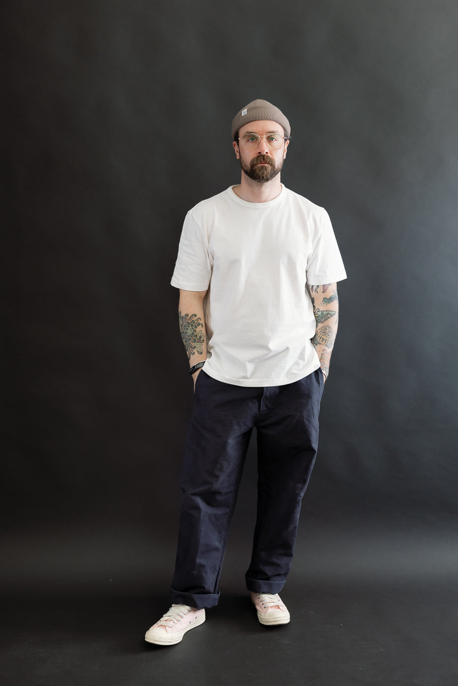 TEE02.01 - 16oz Classic Cotton Jersey T-Shirt Classic Fit - White