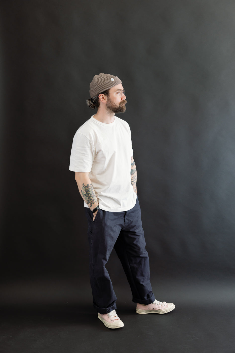 TEE02.01 - 16oz Classic Cotton Jersey T-Shirt Classic Fit - White