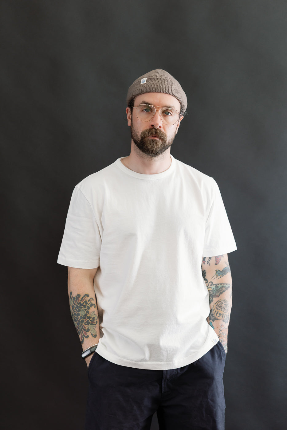 TEE02.01 - 16oz Classic Cotton Jersey T-Shirt Classic Fit - White