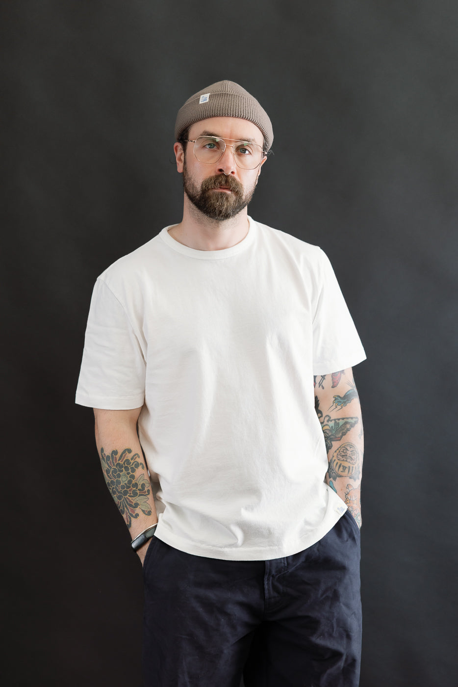 TEE02.01 - 16oz Classic Cotton Jersey T-Shirt Classic Fit - White