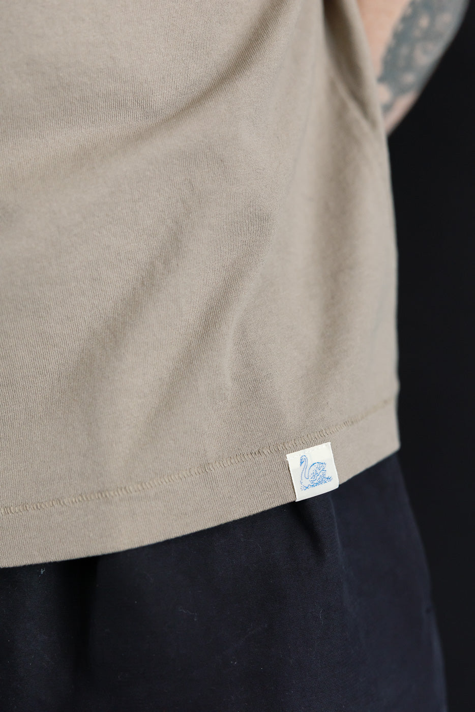 TEE02.061 - 6oz Classic Cotton Jersey T-Shirt Classic Fit - Faded Grain