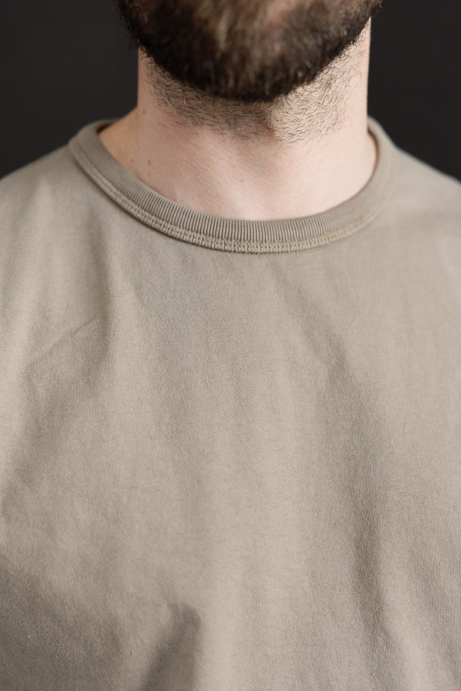 TEE02.061 - 6oz Classic Cotton Jersey T-Shirt Classic Fit - Faded Grain