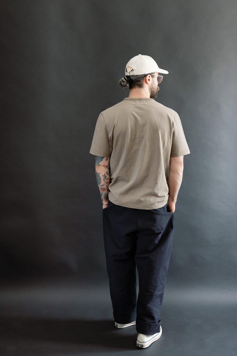 TEE02.061 - 6oz Classic Cotton Jersey T-Shirt Classic Fit - Faded Grain