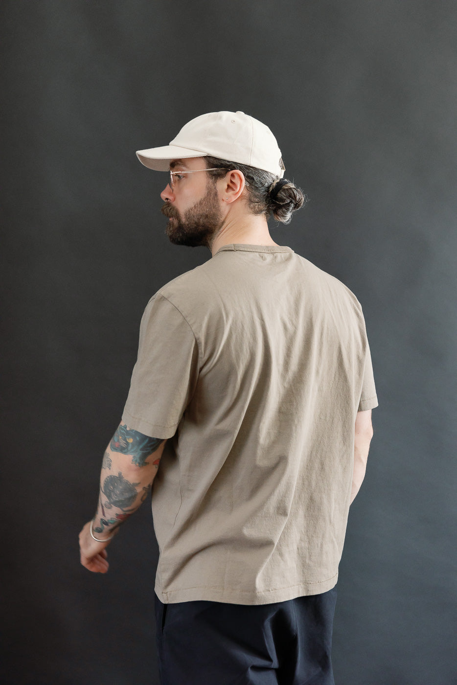 TEE02.061 - 6oz Classic Cotton Jersey T-Shirt Classic Fit - Faded Grain