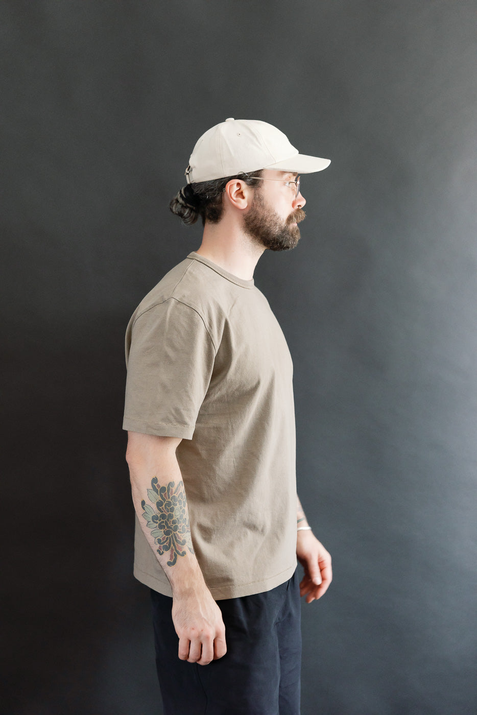 TEE02.061 - 6oz Classic Cotton Jersey T-Shirt Classic Fit - Faded Grain