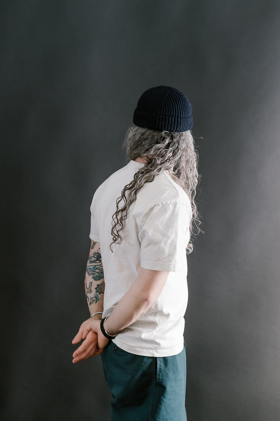 MWBN02.51 - Ribbed Structure Sturdy Beanie Merino Wool - Deep Navy
