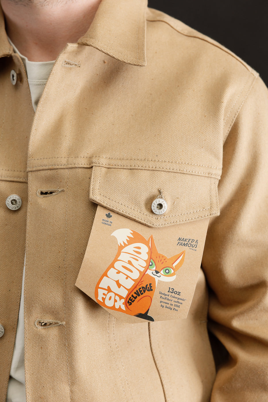 13oz - Brown Fox Selvedge - Denim Jacket | Dant