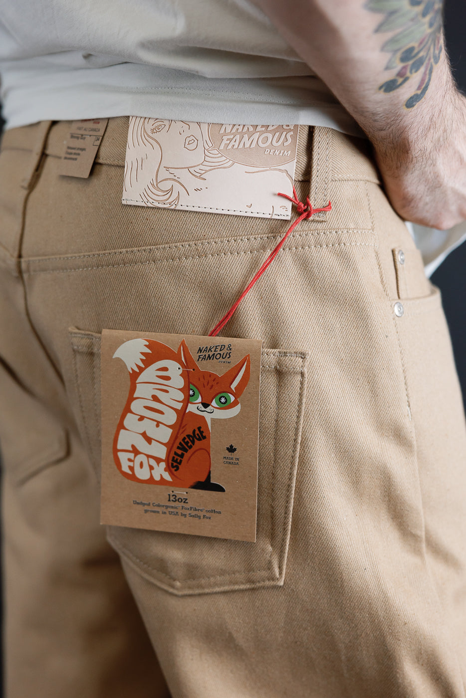 13oz - Brown Fox Selvedge - Strong Guy