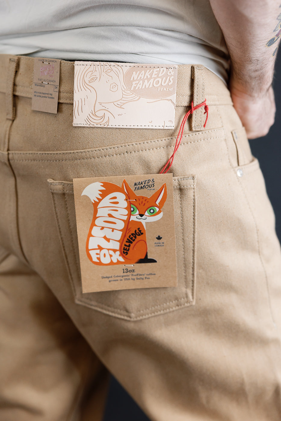 13oz - Brown Fox Selvedge - Weird Guy