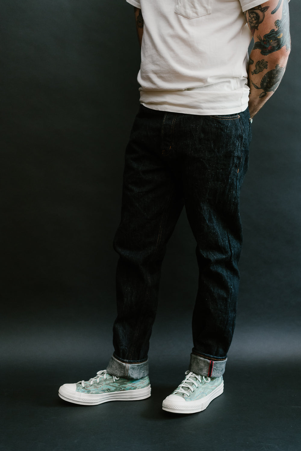 16oz - MIJ12 Aomidori Greencast Selvedge - Easy Guy | Dant