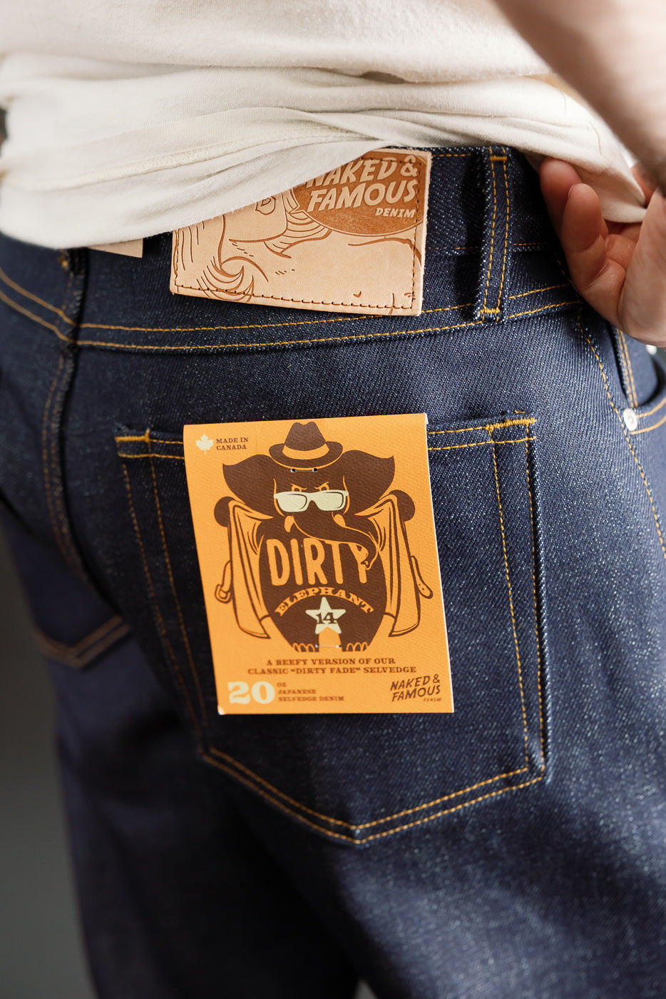 20oz - Dirty Elephant 14 Selvedge - True Guy | Dant