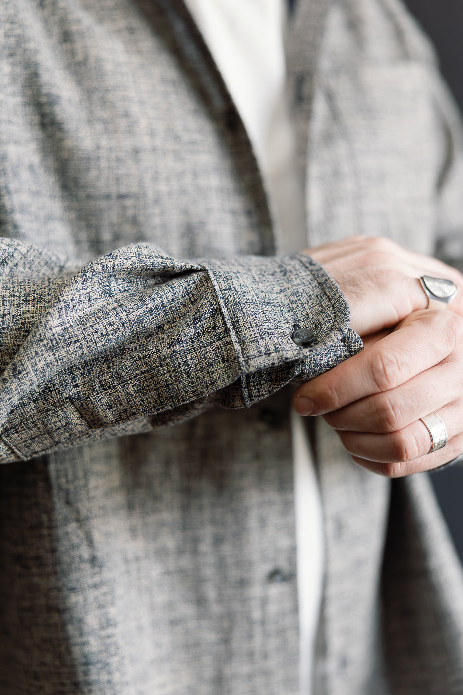 True Shirt - Kimono Scramble - Indigo