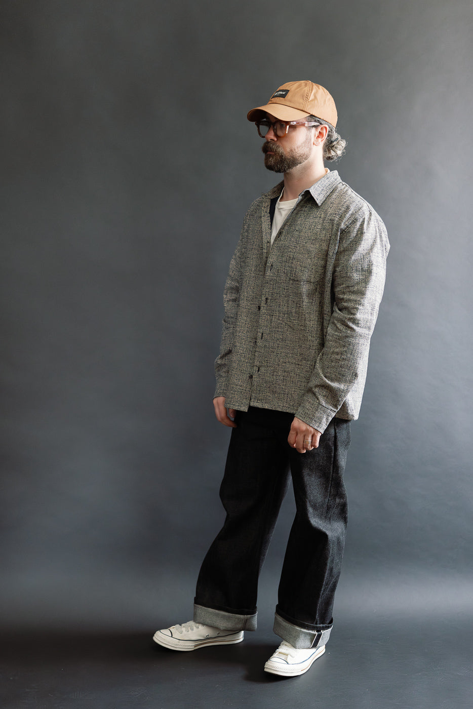 True Shirt - Kimono Scramble - Indigo