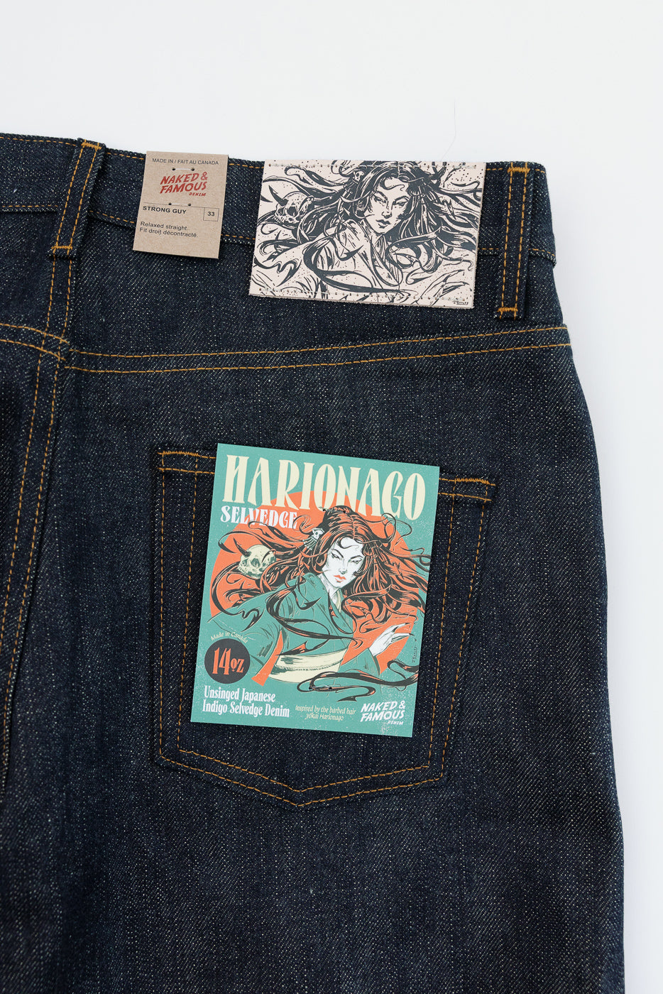 14oz - Harionago Selvedge Jeans - Strong Guy