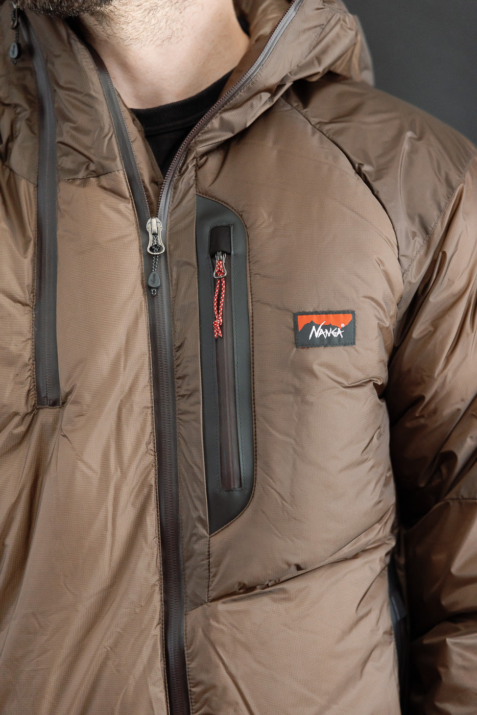 Aurora Light Down Jacket Mikami - Brown