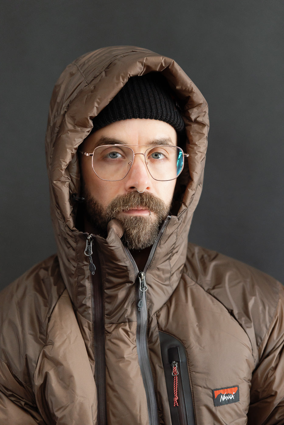 Aurora Light Down Jacket Mikami - Brown