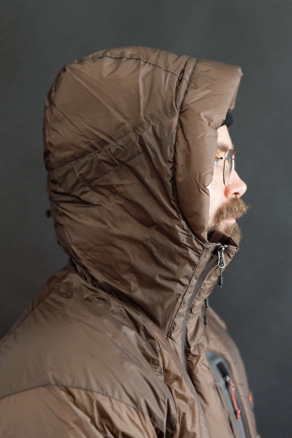 Aurora Light Down Jacket Mikami - Brown