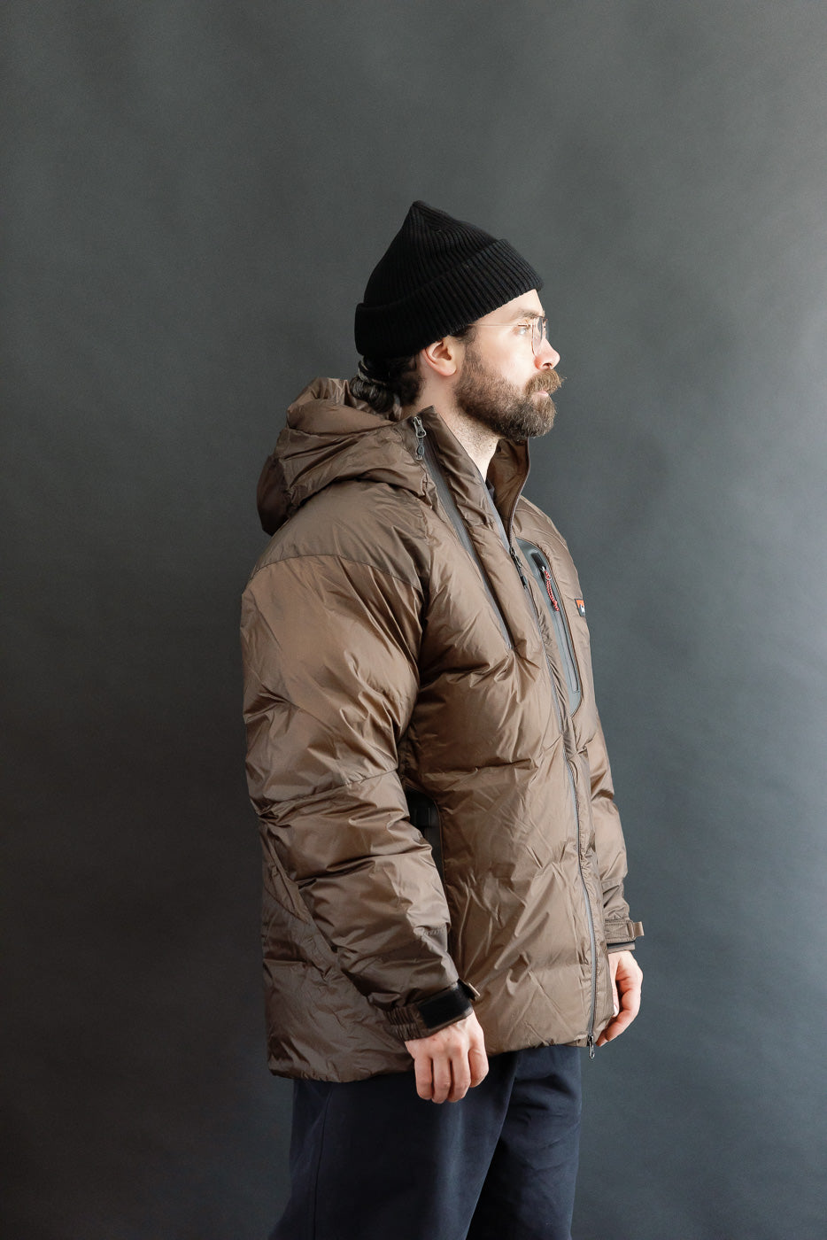 Aurora Light Down Jacket Mikami - Brown