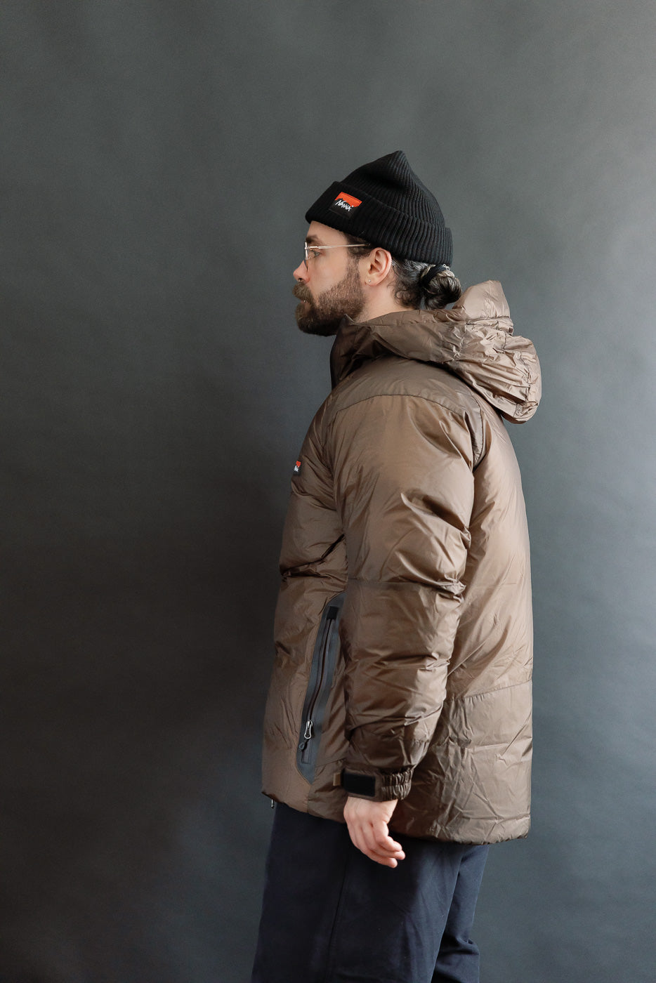 Aurora Light Down Jacket Mikami - Brown